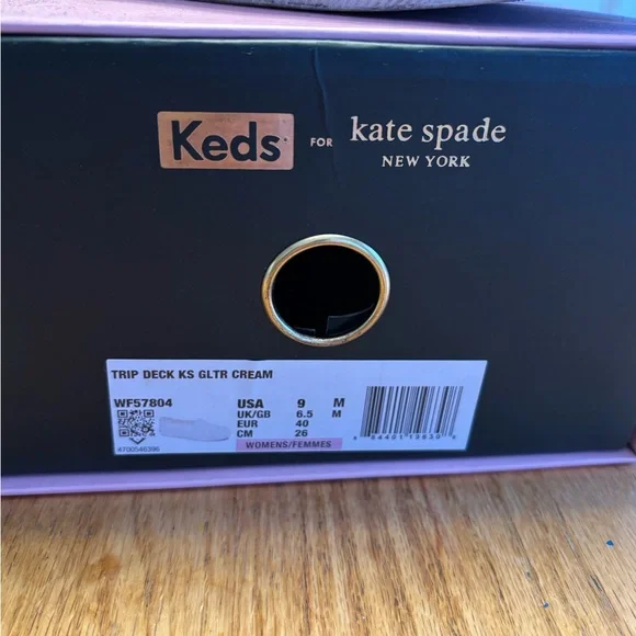 Kate Spade Silver Glitter Women's Slip-On Shoes - Picture 4 of 4